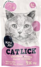 Kitty Joy Kitty Joy Cat Lick Kurczak & Krewetki Cream 4x15g