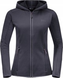 Jack Wolfskin Jack Wolfskin Baiselberg Hooded FZ W 1710771-1388 Czarne XXL