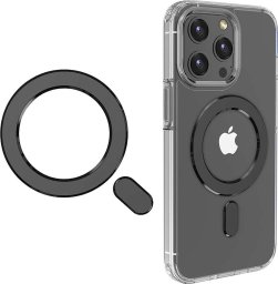  4kom.pl Blaszka magnetyczna uniwersalna Pierścień Uchwyt Magmat do MagSafe Magnetic Ring Black