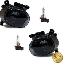 MTuning Zestaw lamp przeciwmgielnych AUDI A6 C6 (4F) Sedan Allroad Avant A4 B8 (8K) Sedan Avant Q5 (8R) SEAT EXEO (3R2) VW PASSAT CC B6 (357) 2004-2011