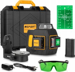 SMART365 laser płaszczyznowy 3x360, 40m, zielony pilot, bluetooth