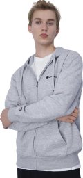 Champion Bluza męska Champion Full Zip Hoodie szara 220260 EM021 2XL