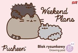 St-Majewski Blok Rysunkowy Pusheen The Cat Kotek 20 Arkuszy A4