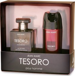 DRAMERS JEAN MARC Tesoro Zestaw prezentowy męski - woda toaletowa 100 ml + dezodorant 150 ml