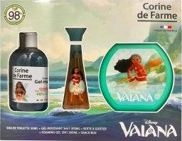 Forte Sweeden CORINE DE FARME Disney Zestaw prezentowy Vaiana (woda toaletowa 30ml + Żel pieniący 3w1 300ml + Pudełko na  przekąski)