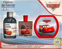 Forte Sweeden CORINE DE FARME Disney Zestaw prezentowy Cars (woda toaletowa 50ml + Żel pieniący 3w1 300ml + Pudełko na przekąski)