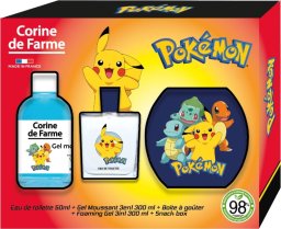 Forte Sweeden CORINE DE FARME Disney Zestaw prezentowy Pokemon (woda toaletowa 30ml + Żel pieniący 3w1 300ml + Pudełko na przekąski)