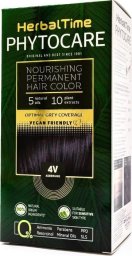 ENERGY OF VITAMINS HERBAL TIME Phytocare Farba do włosów naturalna 4V Aubergine