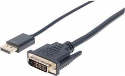 Kabel Manhattan DisplayPort - DVI-D 3m czarny (152136)
