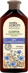 Venita VENITA Salon Professional Szampon z Lnem do włosów zniszczonych i łamliwych 500 ml