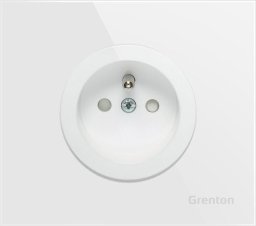Grenton Gniadko typ F SOCKET biały Grenton