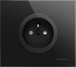 Grenton Gniadko typ F SOCKET czarne Grenton