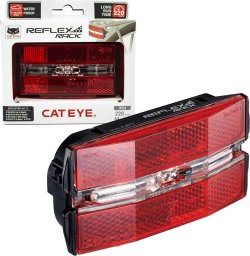 Cateye Lampka tylna Cateye Reflex Rack TL-LD580G-R, bateryjna, na bagażnik