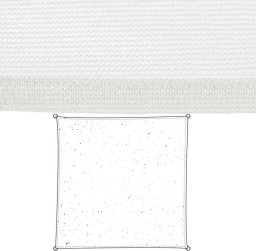 Bigbuy Home Żagle przeciwsłoneczne Namiot 5 x 5 m Biały Polietylen 300 x 300 x 0,5 cm