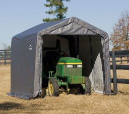 ShelterLogic ShelterLogic Foliowy namiot garażowy szopa na narzędzia szary 300x300x240 cm Numer artykułu: SL70333