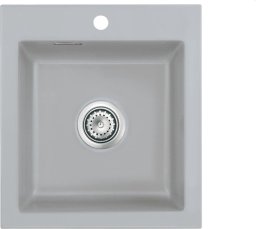Zlewozmywak SYSTEMCERAM Systemceram Mera 51 Zlew ceramiczny Tytan, korek manualny