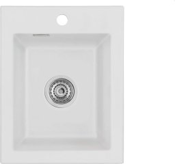 Zlewozmywak SYSTEMCERAM Systemceram Mera 39 Alu, zlewozmywak ceramiczny , korek manualny