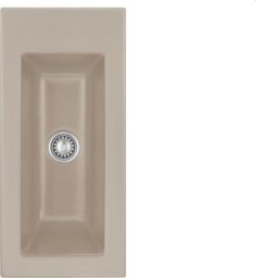 Zlewozmywak SYSTEMCERAM Systemceram Mera 24 Fango, Zlew ceramiczny, korek manualny