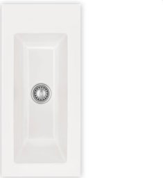 Zlewozmywak SYSTEMCERAM Systemceram Mera 24 Polar, Zlew ceramiczny, korek manualny