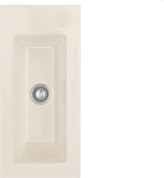 Zlewozmywak SYSTEMCERAM Systemceram Mera 24 Magnolia, Zlew ceramiczny, korek manualny