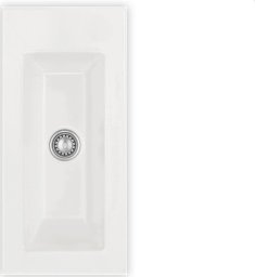 Zlewozmywak SYSTEMCERAM Systemceram Mera 24 Gronland, Zlew ceramiczny, korek manualny