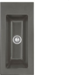 Zlewozmywak SYSTEMCERAM Systemceram Mera 24 Lava, Zlew ceramiczny, korek manualny