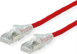 DTWYLER DTWYLER Patchkabel Kat.6A (klasa EA) S/FTP, CU 7702 flex LSOH, AMP v2, rot, 15 m