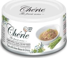  Cherie Cherie Skóra i sierść TUŃCZYK ZIELONY GROSZEK 80g