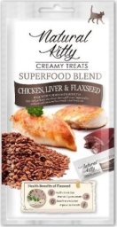 Natural Kitty Natural Kitty Sos Superfood KURCZAK WĄTRÓBKA 4x12g