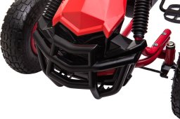  1DEA.me Gokart Na Pedały dla dziecka pompowane koła AIR PerHour Czerwony