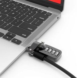 Linka zabezpieczająca Maclocks Compulocks Ledge MacBook Air 13" M1 2020 T-slot Ledge Lock Adapter with Combination Cable Lock