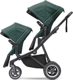 Wózek Thule THULE SLEEK stroller+carry cot, mallard green/black, 11000028