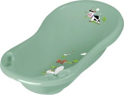 Keeeper KEEEPER baby bath with plug FUNNY FARM, green, 84 cm, 18426