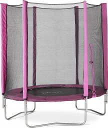 Plum PLUM Junior Trampoline & Enclosure, Pink, 182x182x200 cm, 30109