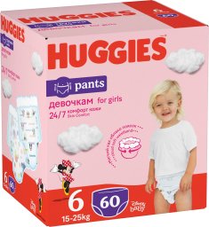 Huggies HUGGIES diapers-panties S6 Girl D Box, 15-25kg, 60 pcs., 2659151