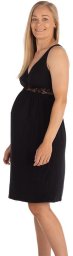 Carriwell CARRIWELL Maternity & Nursing Nightie Black L, 602200