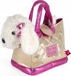 Perletti PERLETTI gold bag with removable plush Paris puppies, 13083