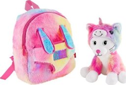 Perletti PERLETTI  backpack with removable plush Kawaii Unicorn, 13089