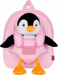 Perletti PERLETTI Mini backpack with removable plush Peggie penguin, 13078