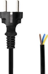 Kabel zasilający Nedis Nedis CEGL11930BK kabel zasilające Czarny 3 m