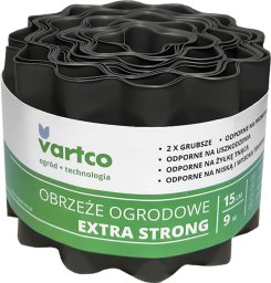 Agaplast Obrzeże ogrodowe faliste 15cm x9m Vartco Extra Strong szare