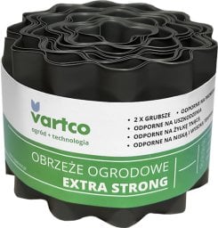 Agaplast Obrzeże ogrodowe faliste 20cm x9m Vartco Extra Strong szare