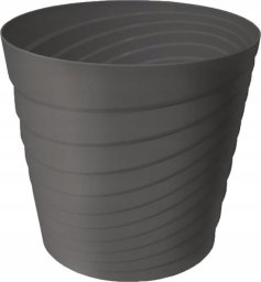 Galicja Osłonka plastikowa dekoracyjna antracyt Swing 18x16,8 cm