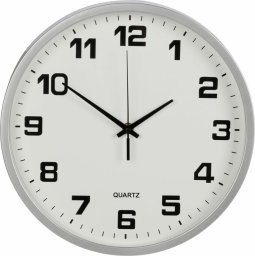 Verk Zegar ścienny duży nietykający cichy 25 cm okrągły wskazówkowy sekundnik Zegar ścienny duży nietykający cichy 25 cm okrągły wskazówkowy sekundnik