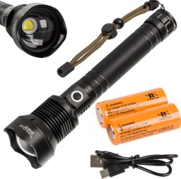 Bailong Latarka wojskowa bailong policyjna cree xhp90 moc Latarka wojskowa bailong policyjna cree xhp90 moc