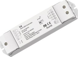 SKYDANCE V4 nuolatinės įtampos RGB/RGBW/CCT valdiklis 12-48V, 4x5A, + Push DIM