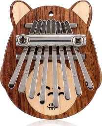 HLURU KALIMBA INSTRUMENT DREWNIANA DLA DZIECI INSTRUMENT AFRYKAŃSKI 8 KLAWISZY