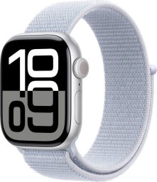 Smartwatch Apple Watch 10 GPS 42mm Silver Alu Sport Loop Niebieski (MWWD3QF/A)