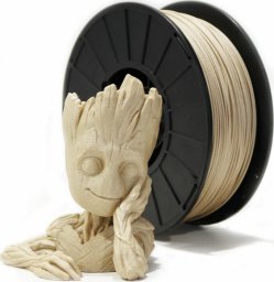 FILALAB 3D plastikas Filalab Fiber 1.75mm 1kg - Wood