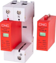 CNC CNC AC viršįtampių ribotuvas, 2P, B klasės, 30-60 kA, 385VAC